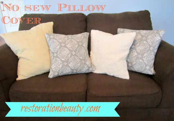 DIY-No-Sew-Pillow-Covers