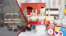 DIY Art Themed Birthday Party